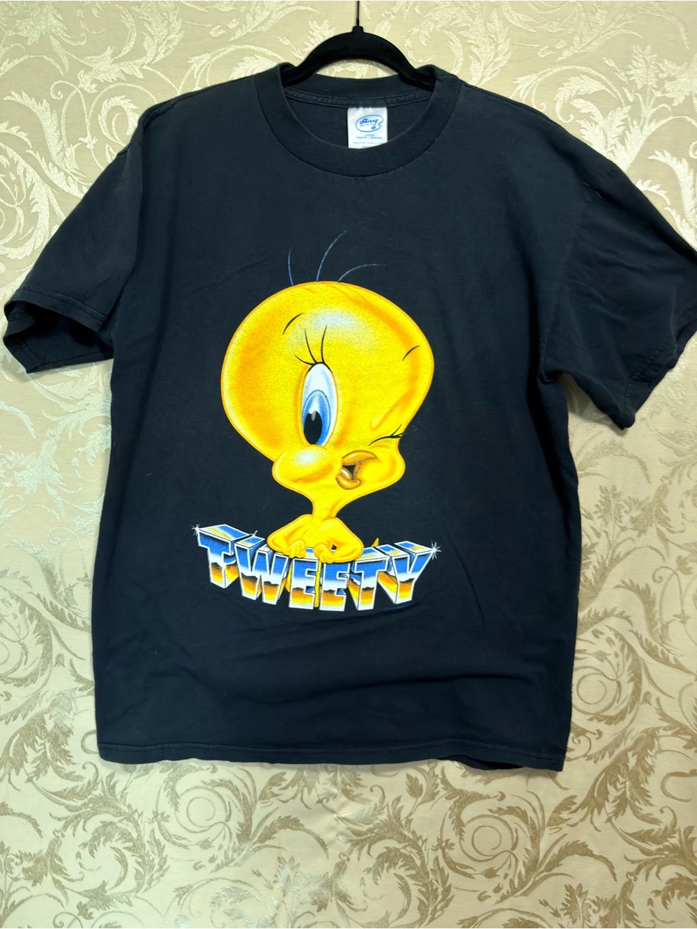 Tweety Graphic Short Sleeve Tee - Black